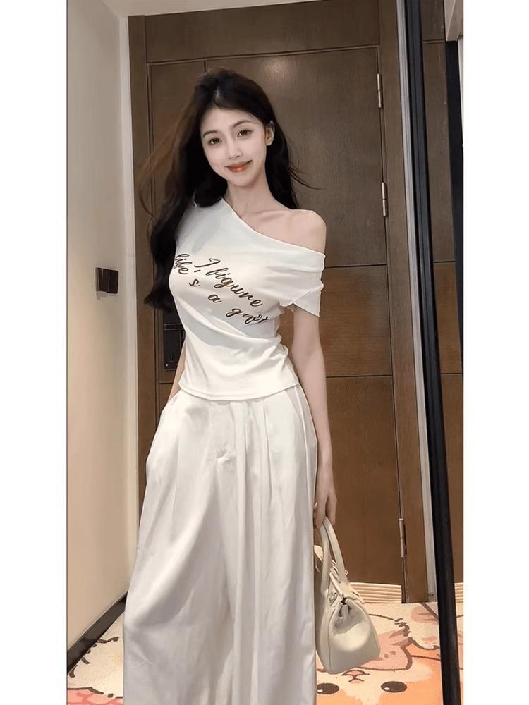 Пикантная Сладкая Футболка с Водолазкой, Открытыми Плечами и Короткими Рукавами для Женщин Extra Large - Premium белый
Пикантная Сладкая Футболка с Водолазкой, Открытыми Плечами и Короткими Рукавами для Женщин Extra Large - Premium белый