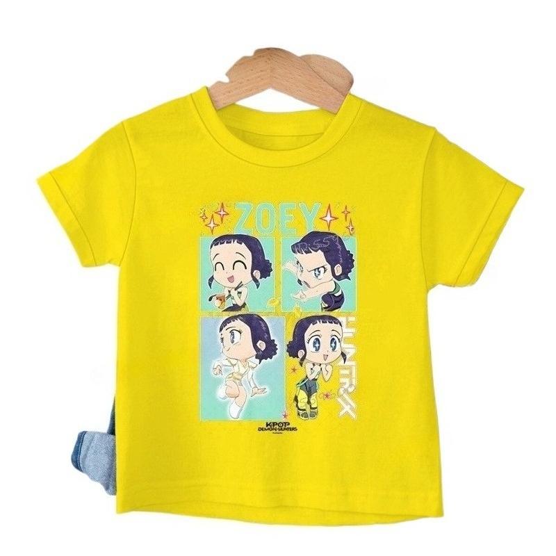 KPop Demon Hunters Zoey Printed T-shirt Kids New Cartoon Soft Baby Girls T Shirt Tops K-Pop Toddler Girl Clothes 170cm
KPop Demon Hunters Zoey Printed T-shirt Kids New Cartoon Soft Baby Girls T Shirt Tops K-Pop Toddler Girl Clothes 170cm