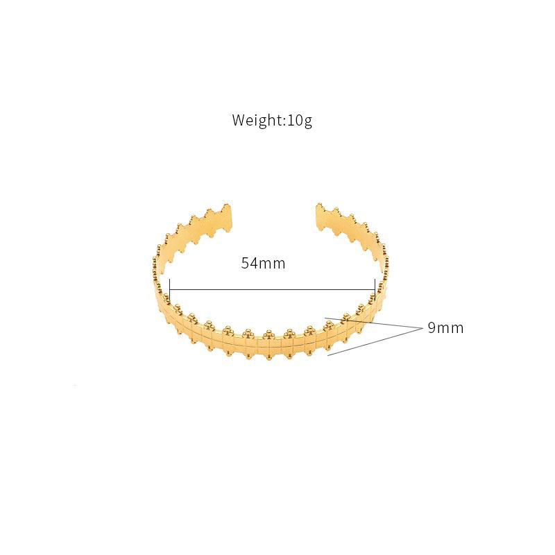 Fashion Popular Metal Geometric Shape Titanium Steel Korean Temperament Personalized Bracelet Jewelry золотий
Fashion Popular Metal Geometric Shape Titanium Steel Korean Temperament Personalized Bracelet Jewelry золотий