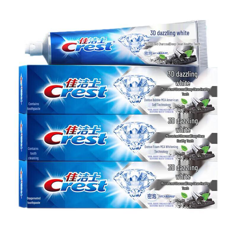 Crest 3D White Micro-Charcoal Whitening Toothpaste
Crest 3D White Micro-Charcoal Whitening Toothpaste