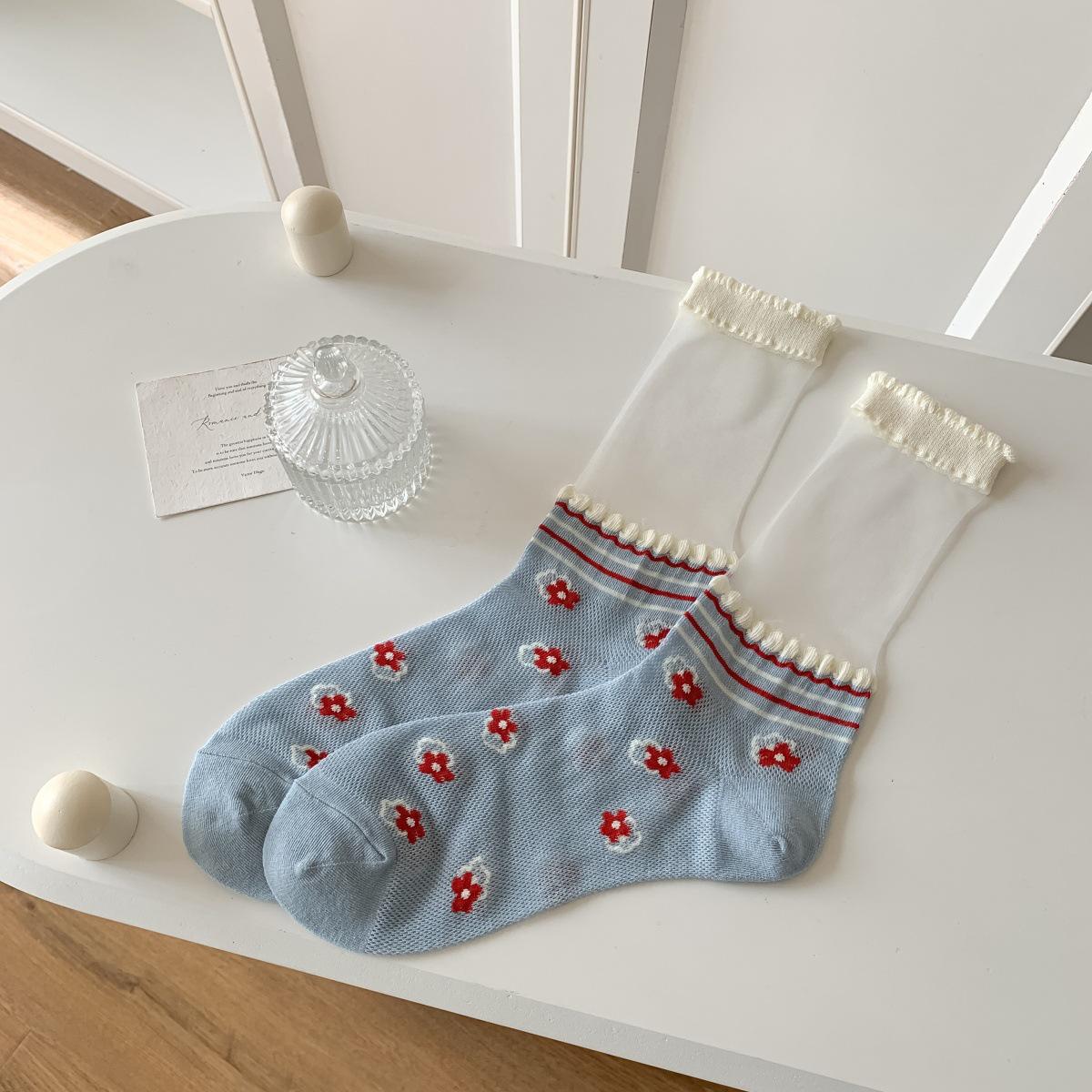 Spring-Summer Tulip Fairy Transparent Crystal Silk Women s Lolita Socks One Size
Spring-Summer Tulip Fairy Transparent Crystal Silk Women s Lolita Socks One Size