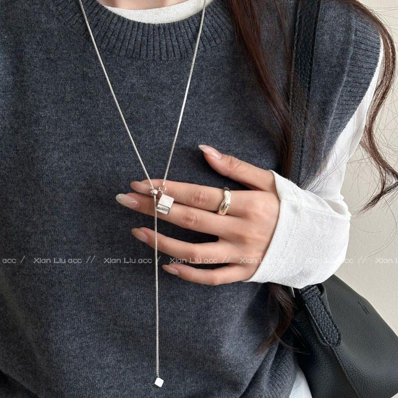 2026 New Design Sense Love Square Brand Broken Silver Necklace Female Fashion Couple Girlfriend Versatile Gift
2026 New Design Sense Love Square Brand Broken Silver Necklace Female Fashion Couple Girlfriend Versatile Gift