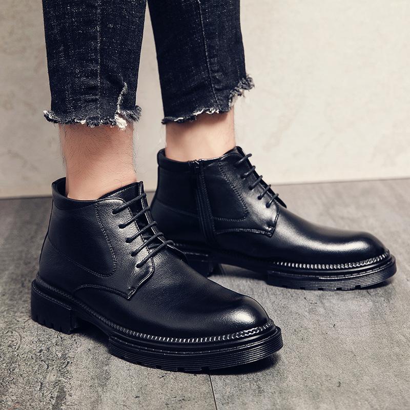 Platform shoes autumn new Korean version fashion trend outdoor casual shoes personalized business men s simple leather shoes 37
Platform shoes autumn new Korean version fashion trend outdoor casual shoes personalized business men s simple leather shoes 37