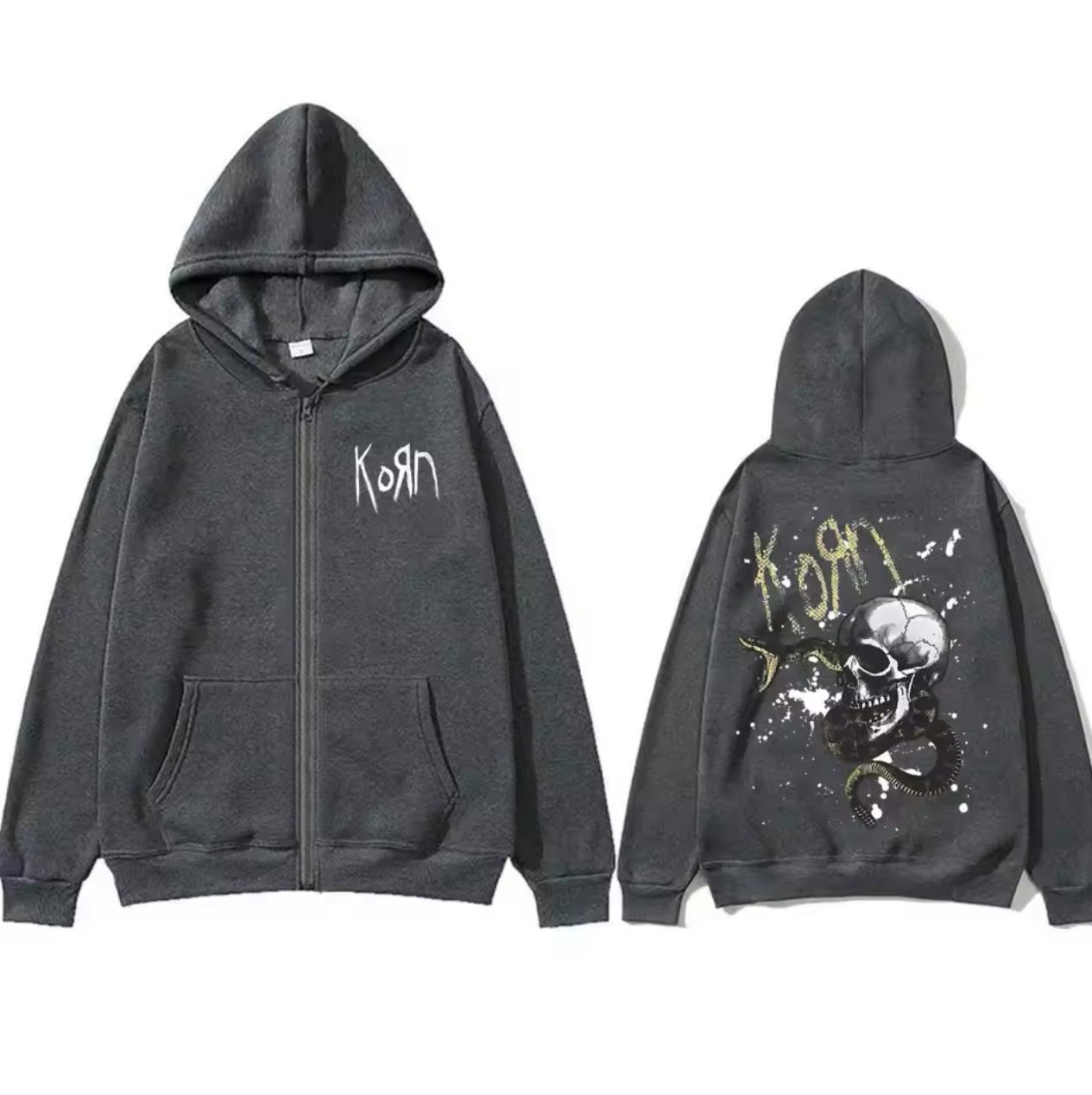 Korn World Tour Zipper Jacket Hoodie - Rock Band Style for Europe & America XXXL
Korn World Tour Zipper Jacket Hoodie - Rock Band Style for Europe & America XXXL