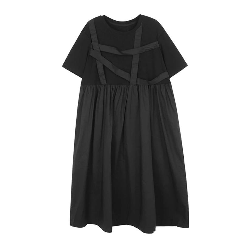 XITAO Short Sleeve Pleated Patchwork Dress ZMY1205 One Size чёрный
XITAO Short Sleeve Pleated Patchwork Dress ZMY1205 One Size чёрный