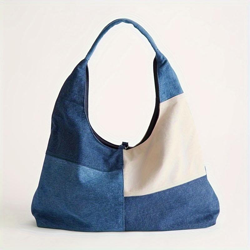 Cowboy Women s Commuting Single Shoulder Canvas Bags, Fashion and Versatile Banquet Tote Bag, Large Capacity Contrasting Color синий
Cowboy Women s Commuting Single Shoulder Canvas Bags, Fashion and Versatile Banquet Tote Bag, Large Capacity Contrasting Color синий