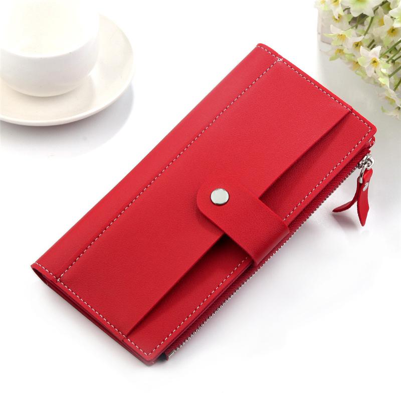 Women Wallets Long Fashion Fastener Hasp PU Leather Wallet Money Women Coin Purse червоний
Women Wallets Long Fashion Fastener Hasp PU Leather Wallet Money Women Coin Purse червоний