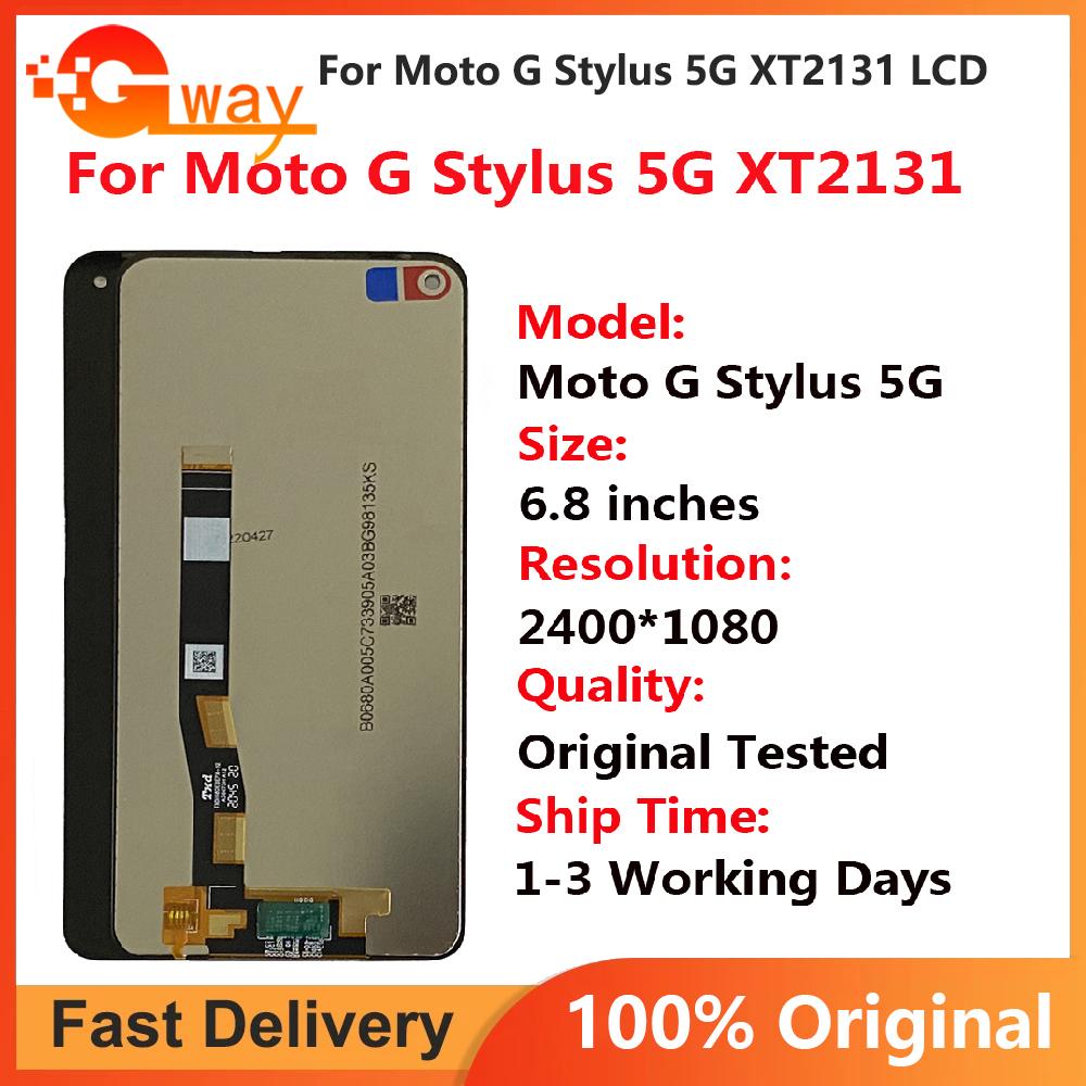 LCD Screen and Digitizer Full Assembly For Moto G Stylus 5G XT2131
LCD Screen and Digitizer Full Assembly For Moto G Stylus 5G XT2131