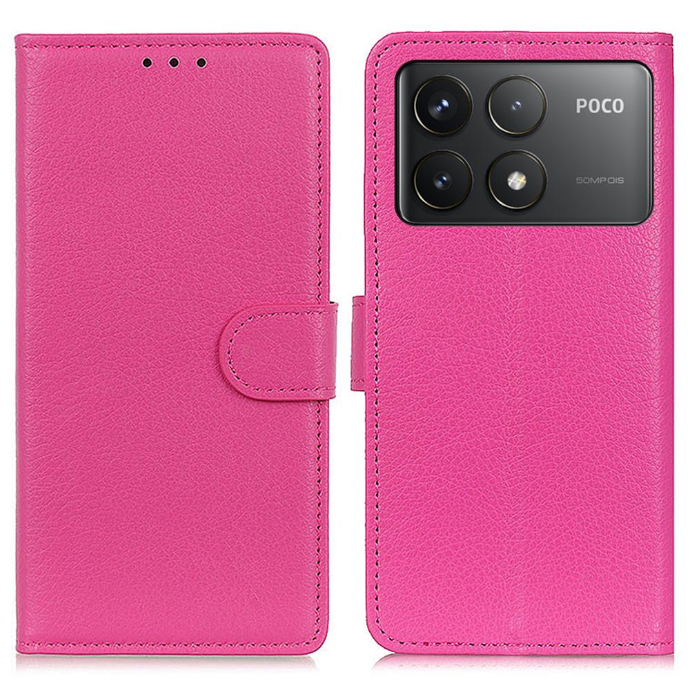 For Xiaomi Poco F6 Pro 5G/Redmi K70 5G/K70 Pro 5G Case Wallet Card Slots Litchi Texture Leather Phone Cover Rose
For Xiaomi Poco F6 Pro 5G/Redmi K70 5G/K70 Pro 5G Case Wallet Card Slots Litchi Texture Leather Phone Cover Rose