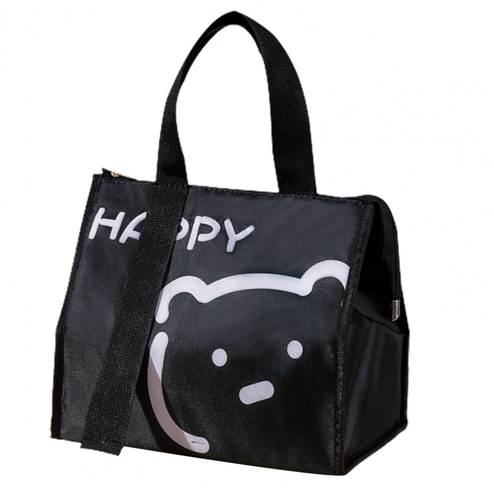 Portable Thermal Lunch Box Bags Large Capacity Oxford Cloth Food Storage Handbags Travel Picnic Pouch Insulated Cooler Bento Bag чёрный
Portable Thermal Lunch Box Bags Large Capacity Oxford Cloth Food Storage Handbags Travel Picnic Pouch Insulated Cooler Bento Bag чёрный