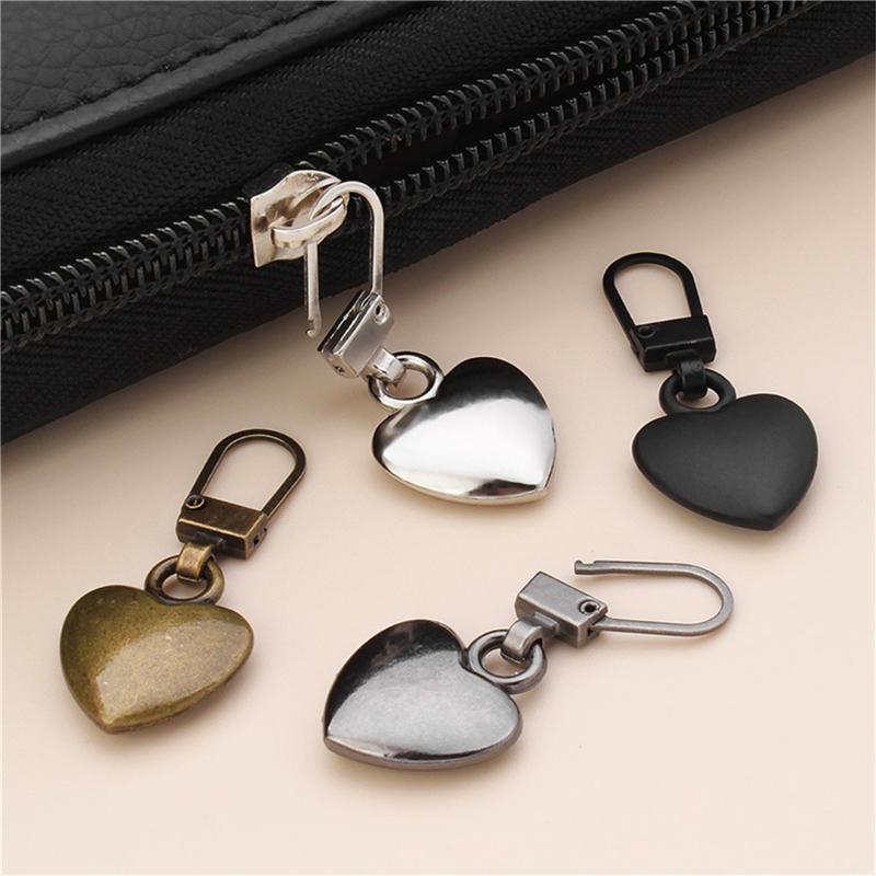 5PCS Sewing Zippers Puller Head Heart Shape Detachable Metal Zipper Slider Repair Kits for Bags Backpack Coat Zipper Pull Tab 5PCS
5PCS Sewing Zippers Puller Head Heart Shape Detachable Metal Zipper Slider Repair Kits for Bags Backpack Coat Zipper Pull Tab 5PCS