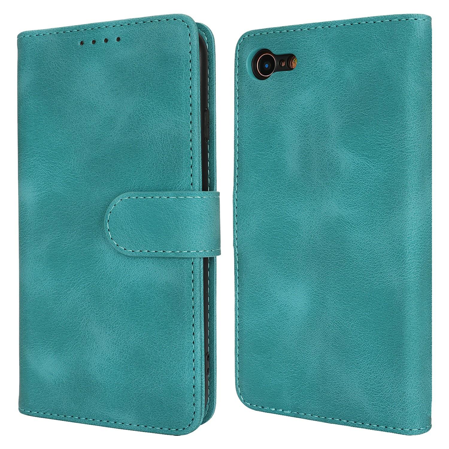 Wallet Case for iPhone SE (2022)/(2020)/8/7 Double Folded Edge Skin Touch PU Leather Flip Phone Cover Mint Green
Wallet Case for iPhone SE (2022)/(2020)/8/7 Double Folded Edge Skin Touch PU Leather Flip Phone Cover Mint Green