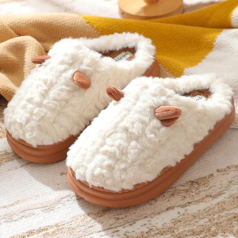 fashion Women s Slippers Winter New Cartoon Home Couple Warm Non Slip Plush Cotton Slippers Thick Soled Floor Anti Cold Slippers 36-37 белый
fashion Women s Slippers Winter New Cartoon Home Couple Warm Non Slip Plush Cotton Slippers Thick Soled Floor Anti Cold Slippers 36-37 белый