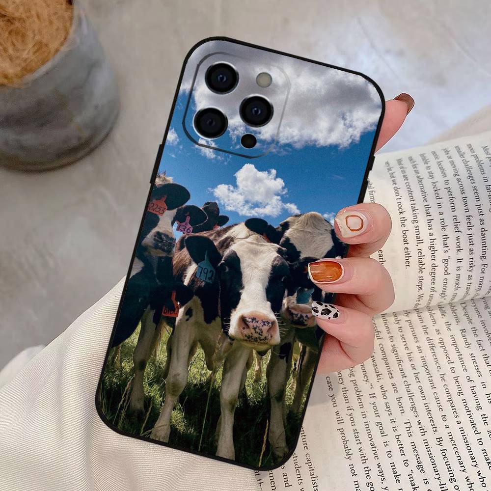 Funny cute cows Phone Case For iPhone 17, 16,15,14,13,12,11 Plus,Pro Max, Others Soft Black Cover iPhone17Pro
Funny cute cows Phone Case For iPhone 17, 16,15,14,13,12,11 Plus,Pro Max, Others Soft Black Cover iPhone17Pro