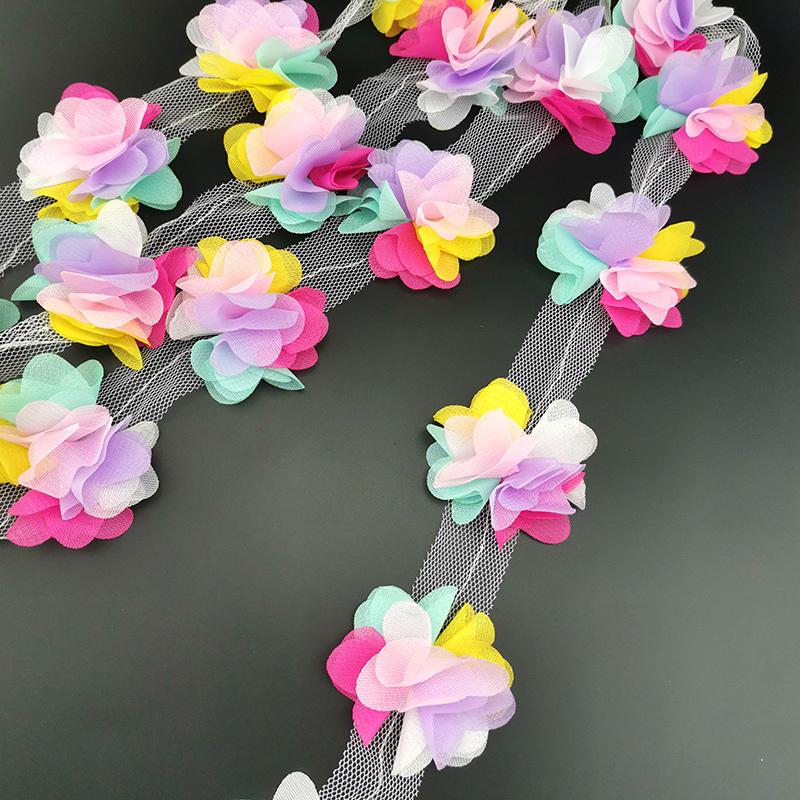 (60 Pieces/lot) 50mm Width Colourful Petal Chiffon Lace Fabric Webbing Decoration Love Gift Ribbons Crafts 50mm
(60 Pieces/lot) 50mm Width Colourful Petal Chiffon Lace Fabric Webbing Decoration Love Gift Ribbons Crafts 50mm