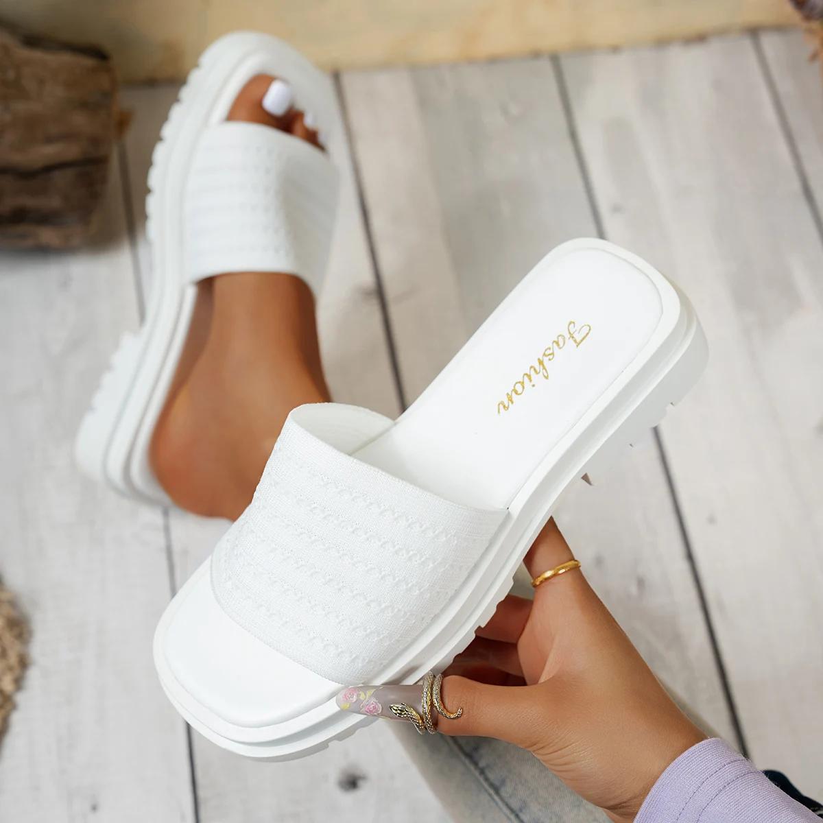 Мода 2025 Новые женские тапочки Летние шлепанцы на платформе Женская обувь на высоком каблуке Клиновидные модные мягкие тапочки Роскошные резиновые домашние сандалии 42 белый
Мода 2025 Новые женские тапочки Летние шлепанцы на платформе Женская обувь на высоком каблуке Клиновидные модные мягкие тапочки Роскошные резиновые домашние сандалии 42 белый