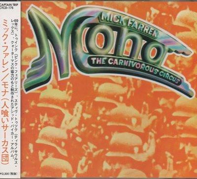 CD MICK FARREN - Mona The Carnivorous Circus CTCD175 Captain Trip Re 1999 Japan ObiRock Used
CD MICK FARREN - Mona The Carnivorous Circus CTCD175 Captain Trip Re 1999 Japan ObiRock Used
