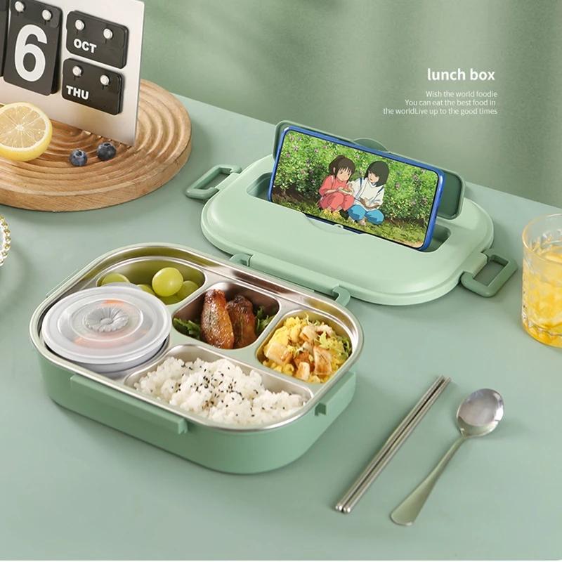 304 Stainless Steel Thermal Lunchbox with Spoons and Chopsticks Portable Kids Students Food Container Bento Box for Adult kids
304 Stainless Steel Thermal Lunchbox with Spoons and Chopsticks Portable Kids Students Food Container Bento Box for Adult kids