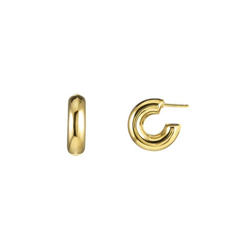 JYDDM 925 Simple Hoop Ring Earrings GOLD
JYDDM 925 Simple Hoop Ring Earrings GOLD