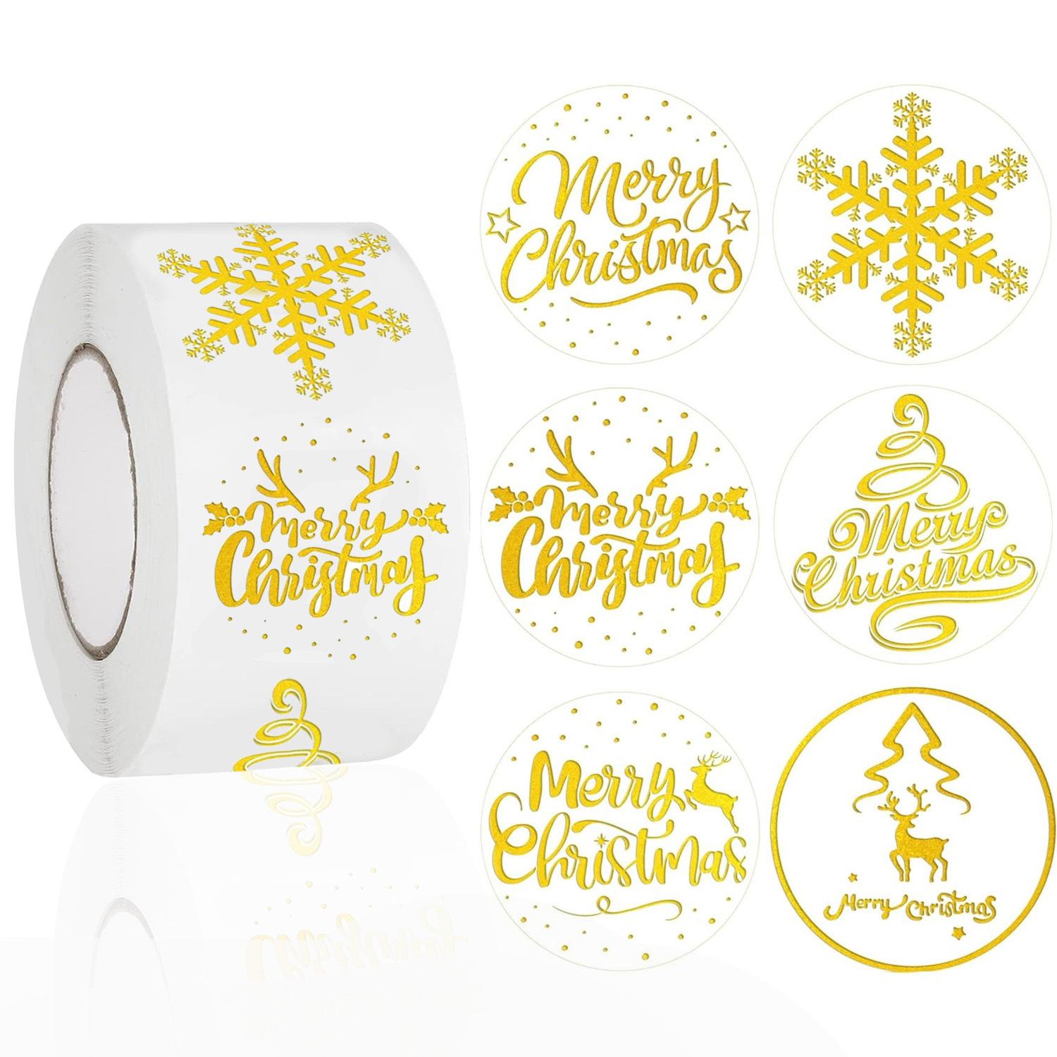 500pcs 1inch Round Clear Gold Foil Christmas Stickers Invitations Cards Gifts Decor Self Adhesive Label Scrapbooking Stickers
500pcs 1inch Round Clear Gold Foil Christmas Stickers Invitations Cards Gifts Decor Self Adhesive Label Scrapbooking Stickers