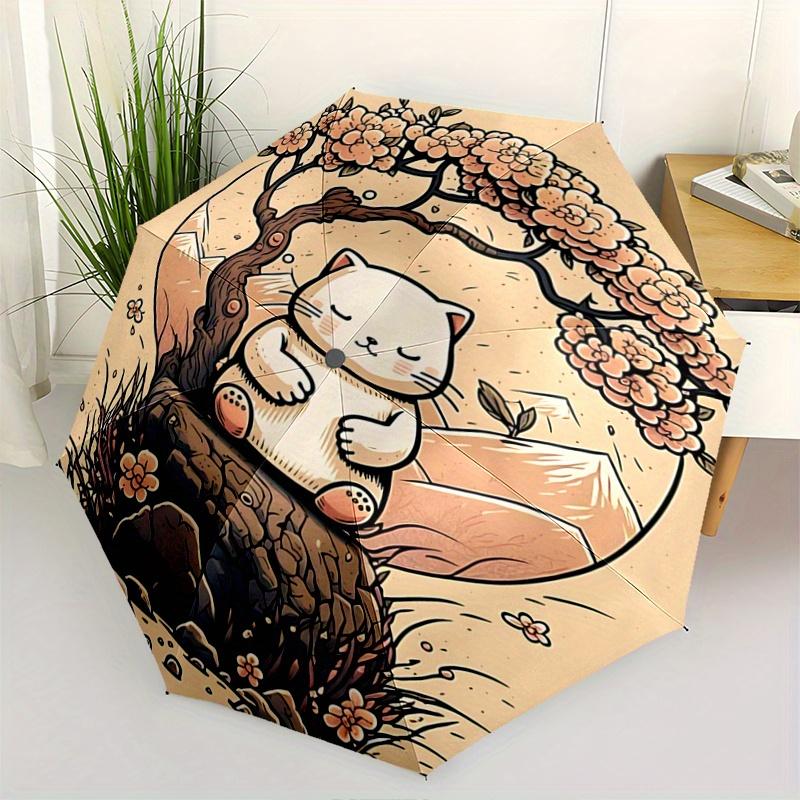 1pc Japanese Lucky Cat Design Automatic Opening and Closing Umbrella, Lightweight 3-Fold, With Cute Cartoon Characters, Suitable for Home, O
1pc Japanese Lucky Cat Design Automatic Opening and Closing Umbrella, Lightweight 3-Fold, With Cute Cartoon Characters, Suitable for Home, O
