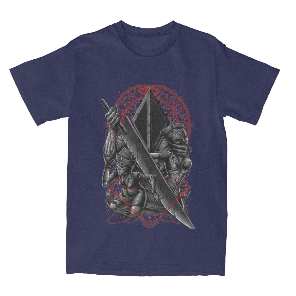 Silent Hill Horror Pyramid Head T Shirt Summer Game Street Style TShirts Cotton Hipster Tshirt For Mens Short Sleeve Tees 4XL
Silent Hill Horror Pyramid Head T Shirt Summer Game Street Style TShirts Cotton Hipster Tshirt For Mens Short Sleeve Tees 4XL