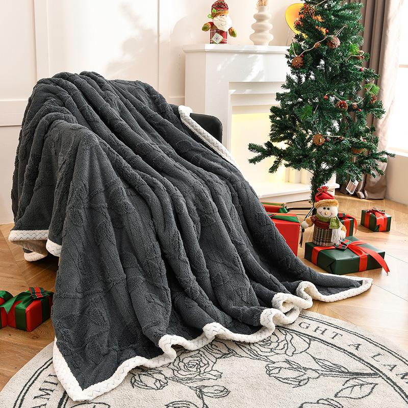 Double Layer Taffeta Fleece Christmas Sofa Blanket French Style Jacquard Bed Throw Blankets Autumn Winter Warm Plush Bedspread 1.0x1.5m Kid Size сірий колір
Double Layer Taffeta Fleece Christmas Sofa Blanket French Style Jacquard Bed Throw Blankets Autumn Winter Warm Plush Bedspread 1.0x1.5m Kid Size сірий колір