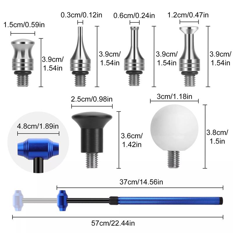 Car Adjustable Length Dent Repair Hammer No Trace Shaping Body Sheet Metal Striking Leveling Tool one size синій
Car Adjustable Length Dent Repair Hammer No Trace Shaping Body Sheet Metal Striking Leveling Tool one size синій