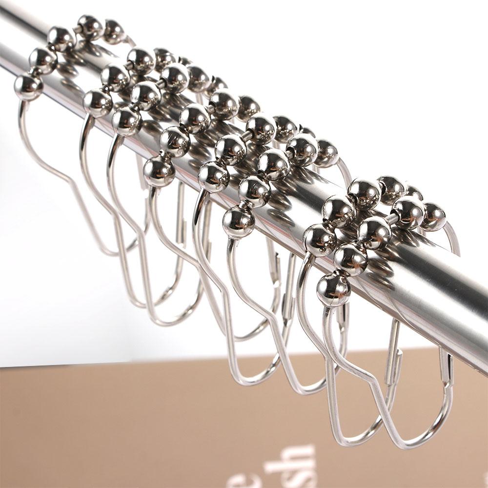 Shower Curtain Rings Hooks Polished Rings Hooks 5 Roller Ball Stainless Steel Curtain Rings Hooks серебряный
Shower Curtain Rings Hooks Polished Rings Hooks 5 Roller Ball Stainless Steel Curtain Rings Hooks серебряный