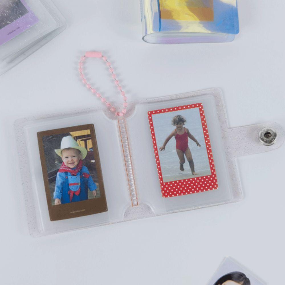 With Keychain Mini Photo Album Snap Button Design Portable Pocket Album Photo Sticker 1 inch-style E
With Keychain Mini Photo Album Snap Button Design Portable Pocket Album Photo Sticker 1 inch-style E