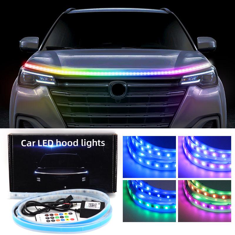 JG02 120cm Car LED Hood Light Strip Phantom Car Exterior Decorative Glow Lights Daytime Running Light Strip Type A
JG02 120cm Car LED Hood Light Strip Phantom Car Exterior Decorative Glow Lights Daytime Running Light Strip Type A