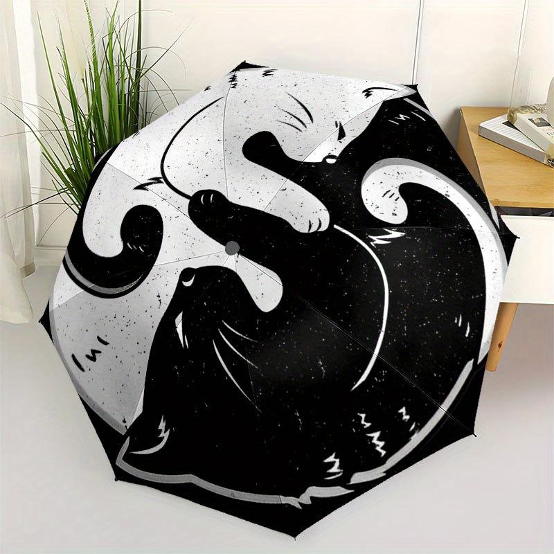 Yin Yang Cats: A Unique Black & White Design for Cat LoversUmbrella with Cute Design, Portable 3-Fold Compact Umbrella for Men & Women, Valentine s Da
Yin Yang Cats: A Unique Black & White Design for Cat LoversUmbrella with Cute Design, Portable 3-Fold Compact Umbrella for Men & Women, Valentine s Da