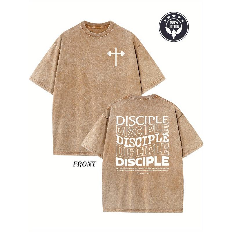 Men S Heavyweight Vintage Washed Cotton T-Shirt - Christian Faith Apparel for Casual Attire, Loose Streetwear with Double-Sided Print, Round Neck 5XL дубильна кора
Men S Heavyweight Vintage Washed Cotton T-Shirt - Christian Faith Apparel for Casual Attire, Loose Streetwear with Double-Sided Print, Round Neck 5XL дубильна кора