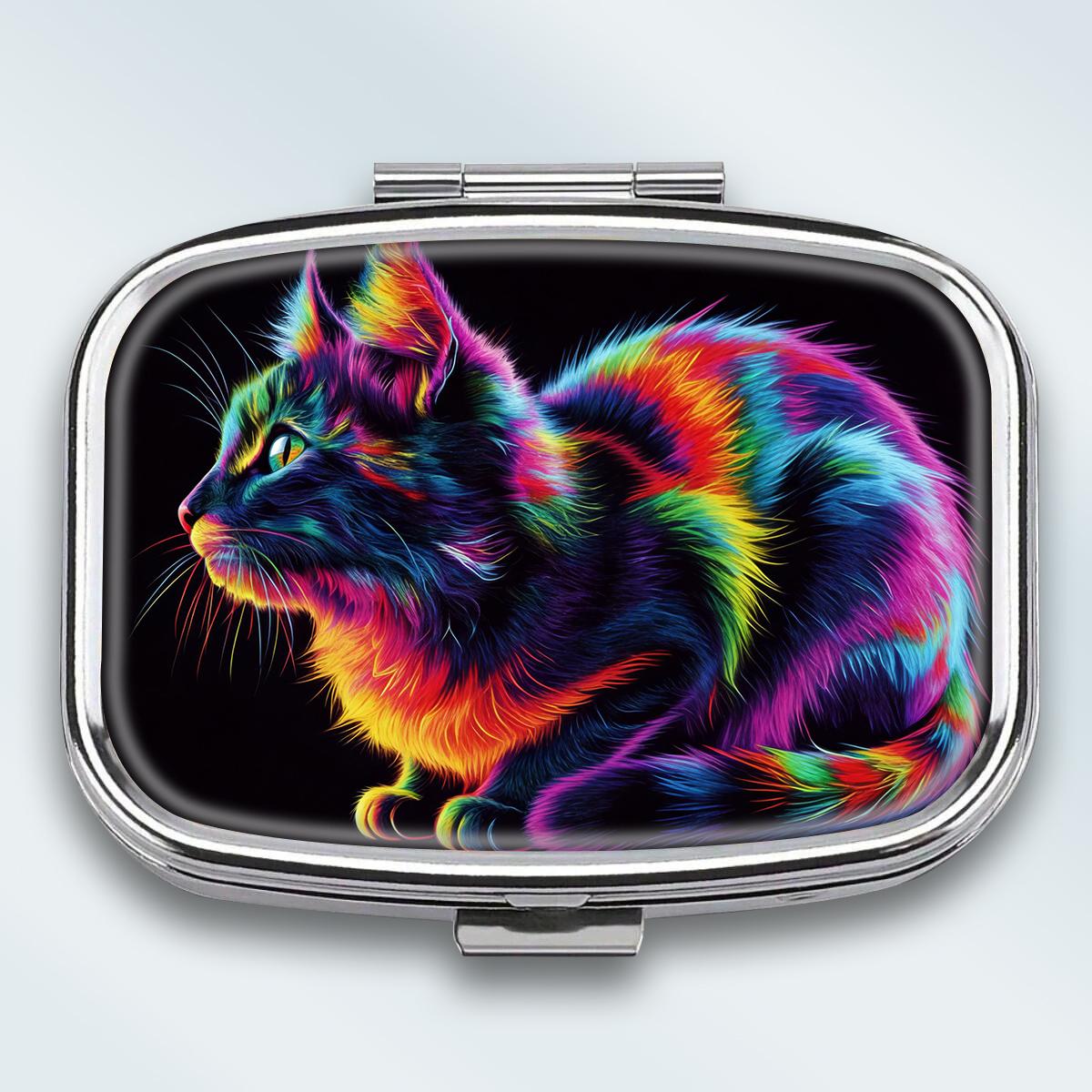 Portable Pill Box with 2 Compartments, Mini Metal Medicine Organizer Case, Cute Printed Pill Container for Vitamins, Pills, Jewelry, Travel, Daily Use
Portable Pill Box with 2 Compartments, Mini Metal Medicine Organizer Case, Cute Printed Pill Container for Vitamins, Pills, Jewelry, Travel, Daily Use