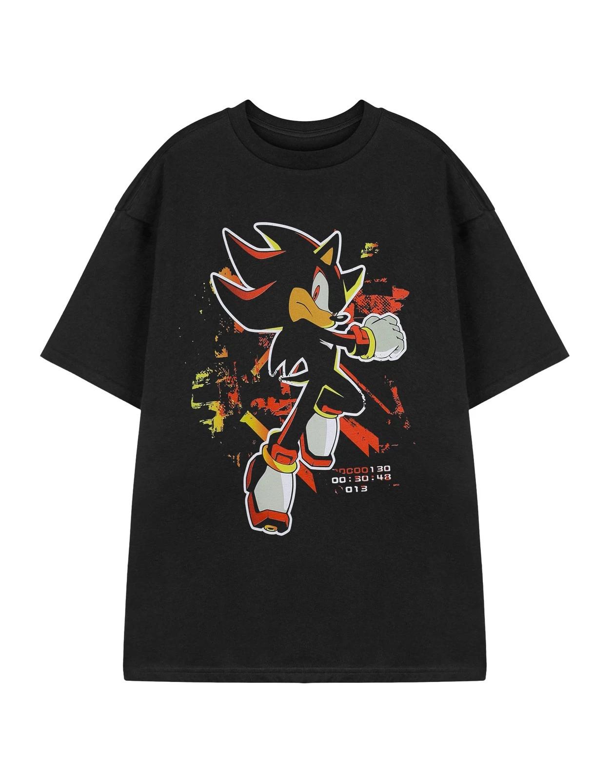 Sonic the Hedgehog Black Shadow Paint Short Sleeved 100% Cotton T-shirt Mens Tees Top Mens 4XL
Sonic the Hedgehog Black Shadow Paint Short Sleeved 100% Cotton T-shirt Mens Tees Top Mens 4XL