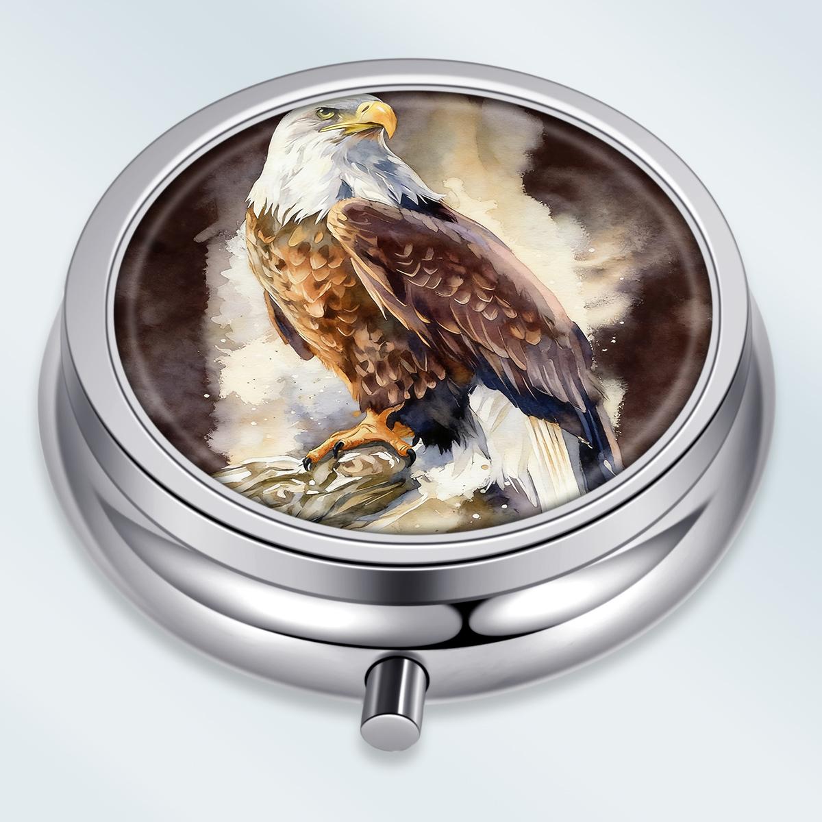 Portable Pill Box with 3 Compartments, Mini Metal Medicine Organizer Case, Cute Printed Pill Container for Vitamins, Pills, Jewelry, Travel, Daily Use
Portable Pill Box with 3 Compartments, Mini Metal Medicine Organizer Case, Cute Printed Pill Container for Vitamins, Pills, Jewelry, Travel, Daily Use