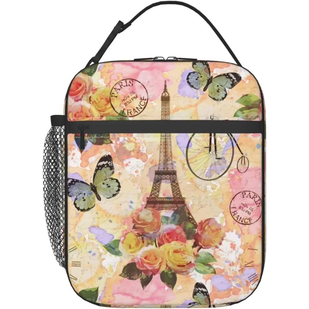 Сумки для ланча с Эйфелевой башней, ланч-бокс для мужчин и женщин, многоразовая переносная сумка для ланча для взрослых, сумка для ланча для офиса 26x21x11CM
Сумки для ланча с Эйфелевой башней, ланч-бокс для мужчин и женщин, многоразовая переносная сумка для ланча для взрослых, сумка для ланча для офиса 26x21x11CM