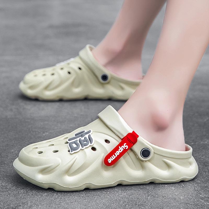 Сверхлегкие и без запаха шлепанцы для ходьбы по дерьму, дырявые туфли, сумка, шлепанцы с головой, мужская летняя одежда, спортивные нескользящие пляжные сандалии 45 абрикосовый
Сверхлегкие и без запаха шлепанцы для ходьбы по дерьму, дырявые туфли, сумка, шлепанцы с головой, мужская летняя одежда, спортивные нескользящие пляжные сандалии 45 абрикосовый