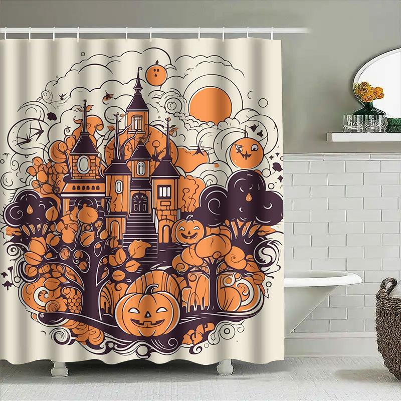 Tuniu Spooky Halloween Castle Draw Cartoon Wall Hanging Tapestry For Bathroom Bedroom Decor W60H190(CM)-1 Pcs
Tuniu Spooky Halloween Castle Draw Cartoon Wall Hanging Tapestry For Bathroom Bedroom Decor W60H190(CM)-1 Pcs