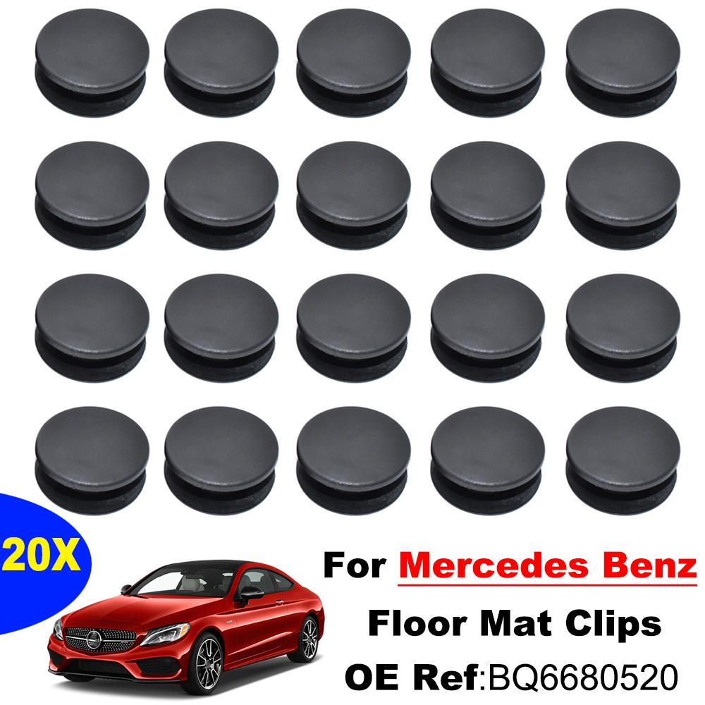 20 шт., зажимы для автомобильного напольного коврика, фиксирующие держатели, зажимы для Mercedes Benz CESR GLC CLA GLK GL, фиксатор ковра 
20 шт., зажимы для автомобильного напольного коврика, фиксирующие держатели, зажимы для Mercedes Benz CESR GLC CLA GLK GL, фиксатор ковра