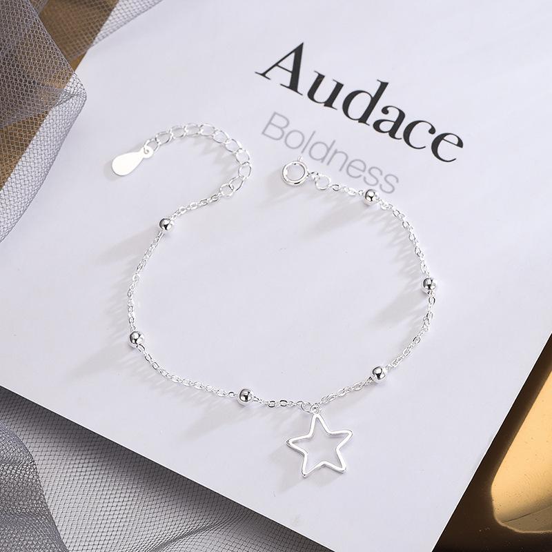 Sterling Silver Beaded Star Bracelet - S925 Korean Jewelry Women s Valentine s Day Gift S925 Silver
Sterling Silver Beaded Star Bracelet - S925 Korean Jewelry Women s Valentine s Day Gift S925 Silver