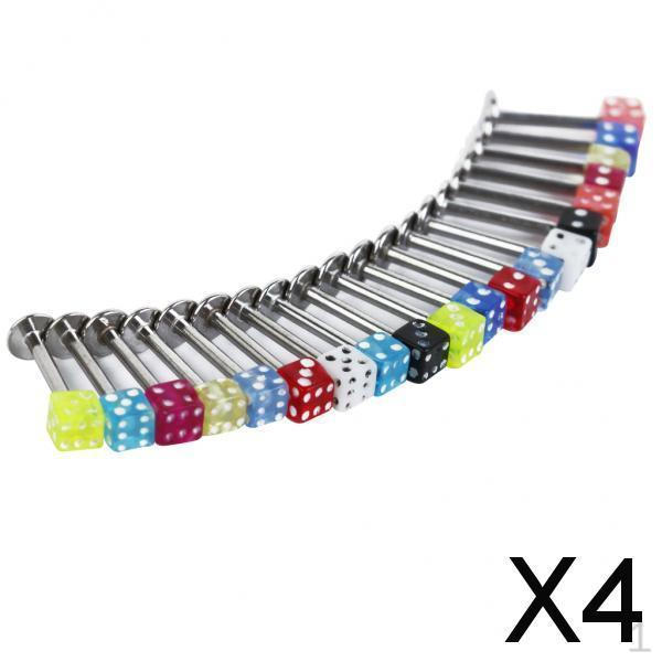 4x 20 шт. Пирсинг губы, носа, подбородка, языка, лабрет, штанга, пуссет, 16G, украшения для пирсинга тела
4x 20 шт. Пирсинг губы, носа, подбородка, языка, лабрет, штанга, пуссет, 16G, украшения для пирсинга тела