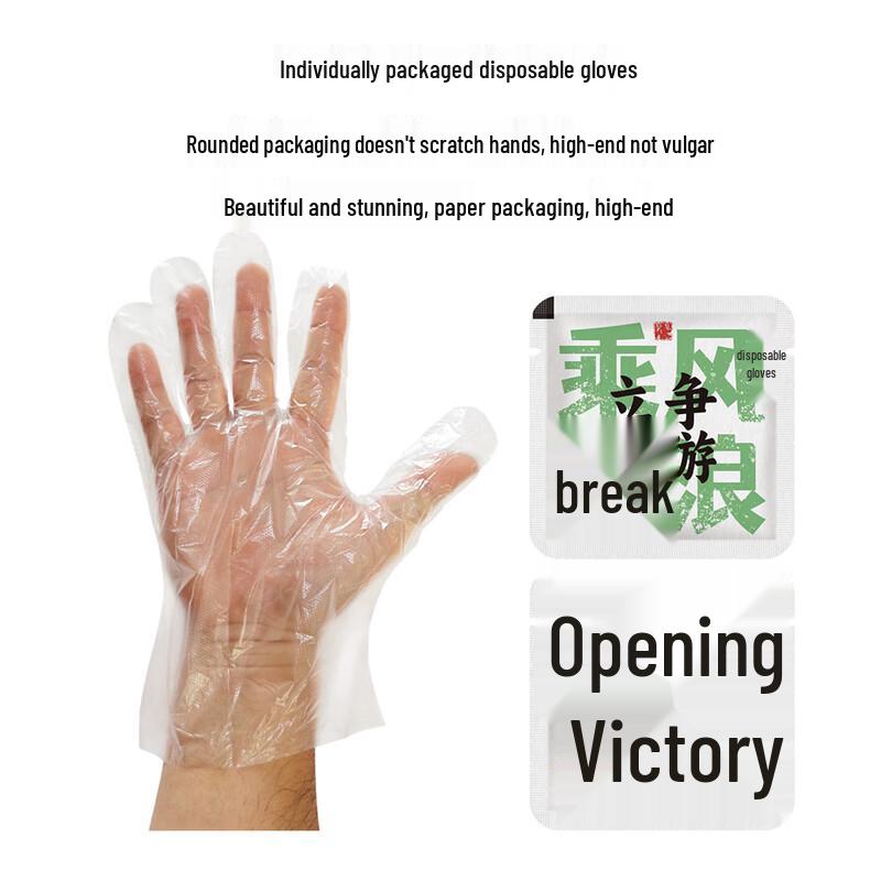 Individually Wrapped Disposable PE Gloves - 400 Count Bulk Pack
Individually Wrapped Disposable PE Gloves - 400 Count Bulk Pack