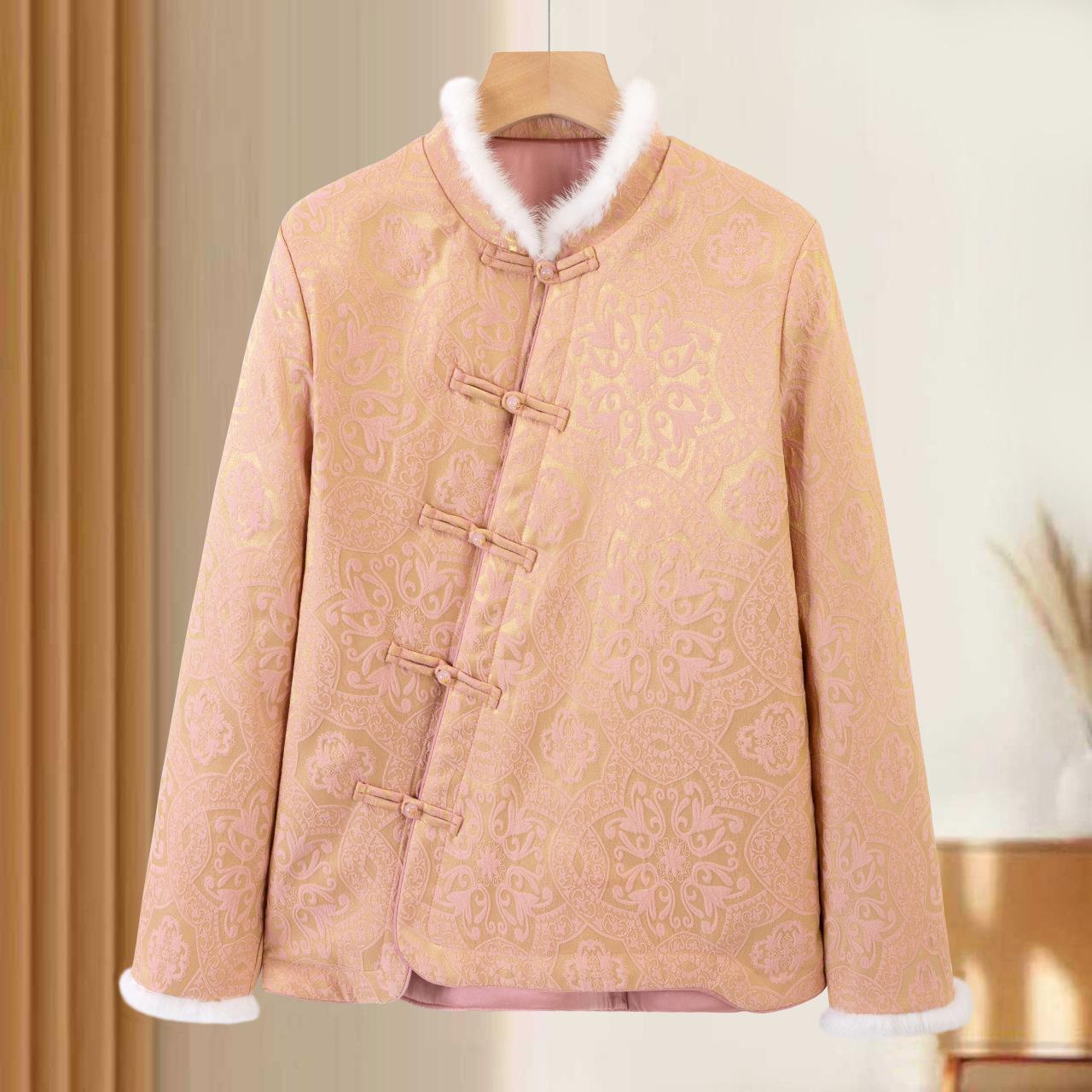 Stylish Chinese National Winter Jacket for Middle-Aged Women – Age-Reducing Warm Cotton Outerwear 4XL (135-150 jin)
Stylish Chinese National Winter Jacket for Middle-Aged Women – Age-Reducing Warm Cotton Outerwear 4XL (135-150 jin)