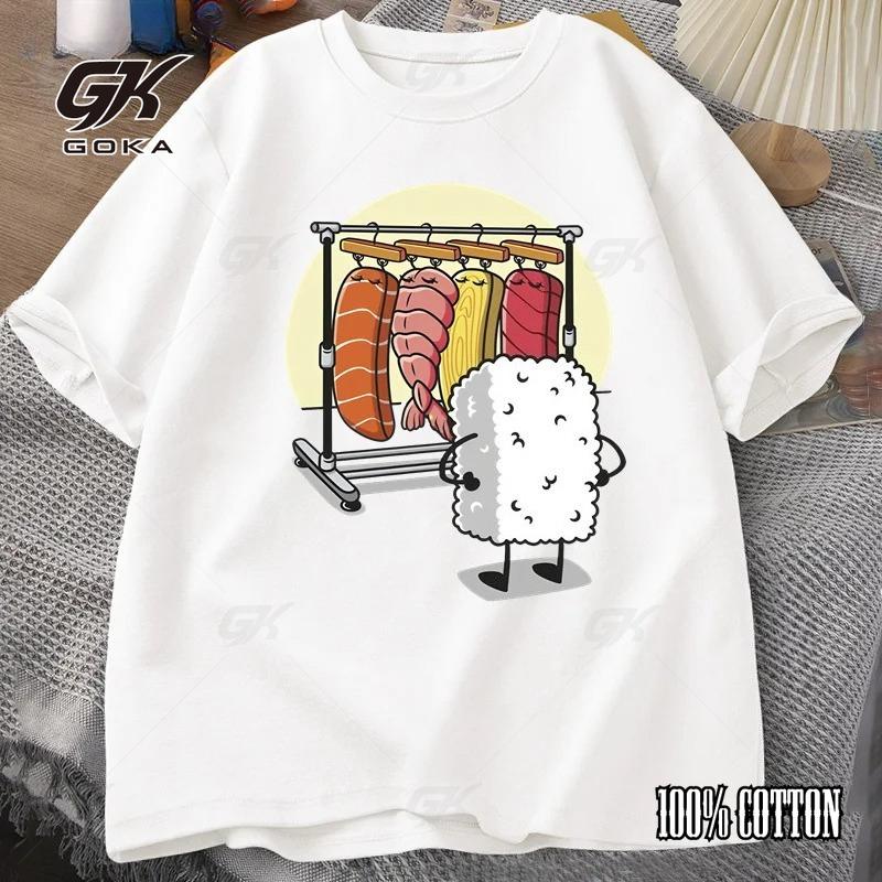 Sushi Wardrobe T Shirt Women Men Funny High Quality T-shirt Cotton Graphic T Shirts Funny Short-sleeve Pritned Tshirt Man Tops 4XL
Sushi Wardrobe T Shirt Women Men Funny High Quality T-shirt Cotton Graphic T Shirts Funny Short-sleeve Pritned Tshirt Man Tops 4XL