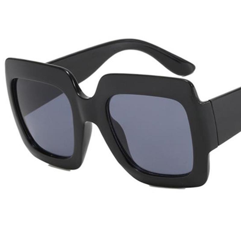 Fashion Sun Glasses Women Retro Anti-UV Spectacles Square Eyeglasses Patchwork Frame Google Personality Wide Sided Sunglasses as picture чорний
Fashion Sun Glasses Women Retro Anti-UV Spectacles Square Eyeglasses Patchwork Frame Google Personality Wide Sided Sunglasses as picture чорний
