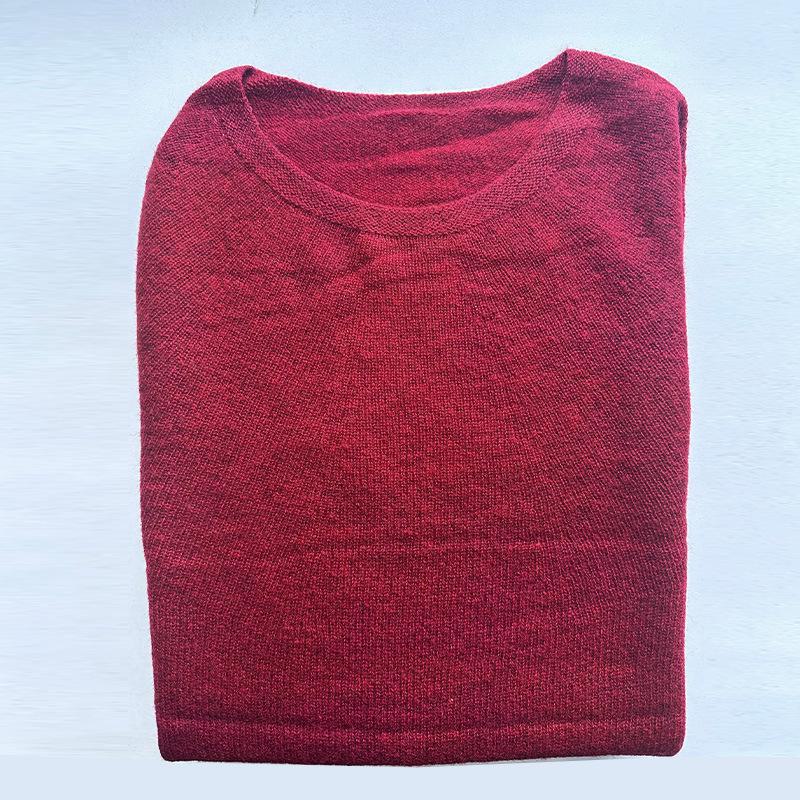 Женский бесшовный свитер с круглым вырезом из 100% шерсти и кашемира - универсальный свободный свитер с длинными рукавами L (120-145)
Женский бесшовный свитер с круглым вырезом из 100% шерсти и кашемира - универсальный свободный свитер с длинными рукавами L (120-145)