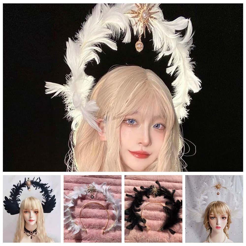 Star Feather Headband Sun Lolita Hair Bands Fashion Angel Wing Hair Hoop Wash Face
Star Feather Headband Sun Lolita Hair Bands Fashion Angel Wing Hair Hoop Wash Face