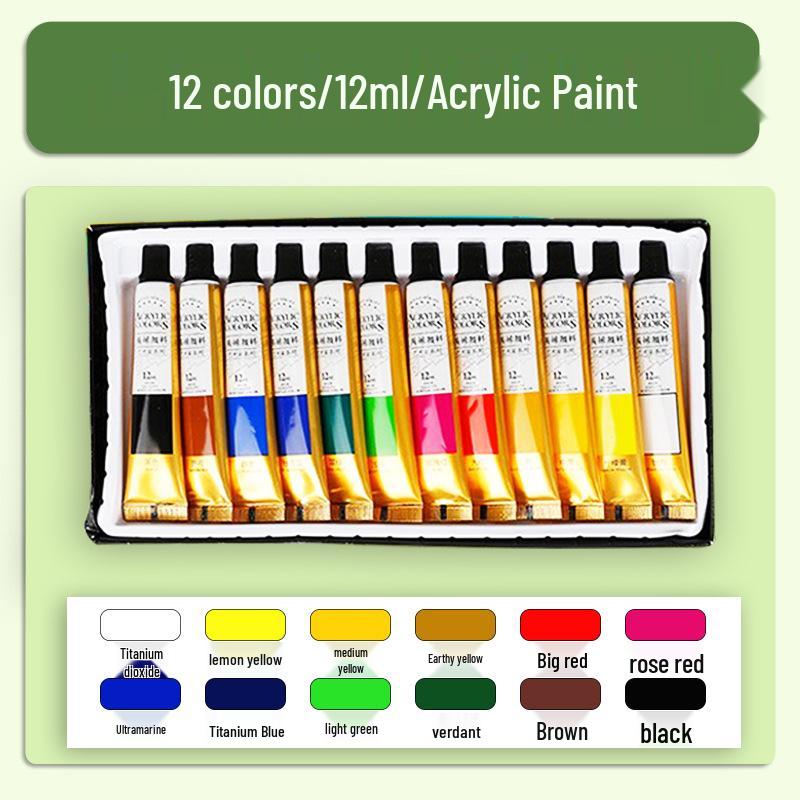 Yalida Acrylic Paint Set for Kids: Waterproof DIY, Hand Painting, Sunscreen Coating, Small Box for Shoes & Art Projects
Yalida Acrylic Paint Set for Kids: Waterproof DIY, Hand Painting, Sunscreen Coating, Small Box for Shoes & Art Projects