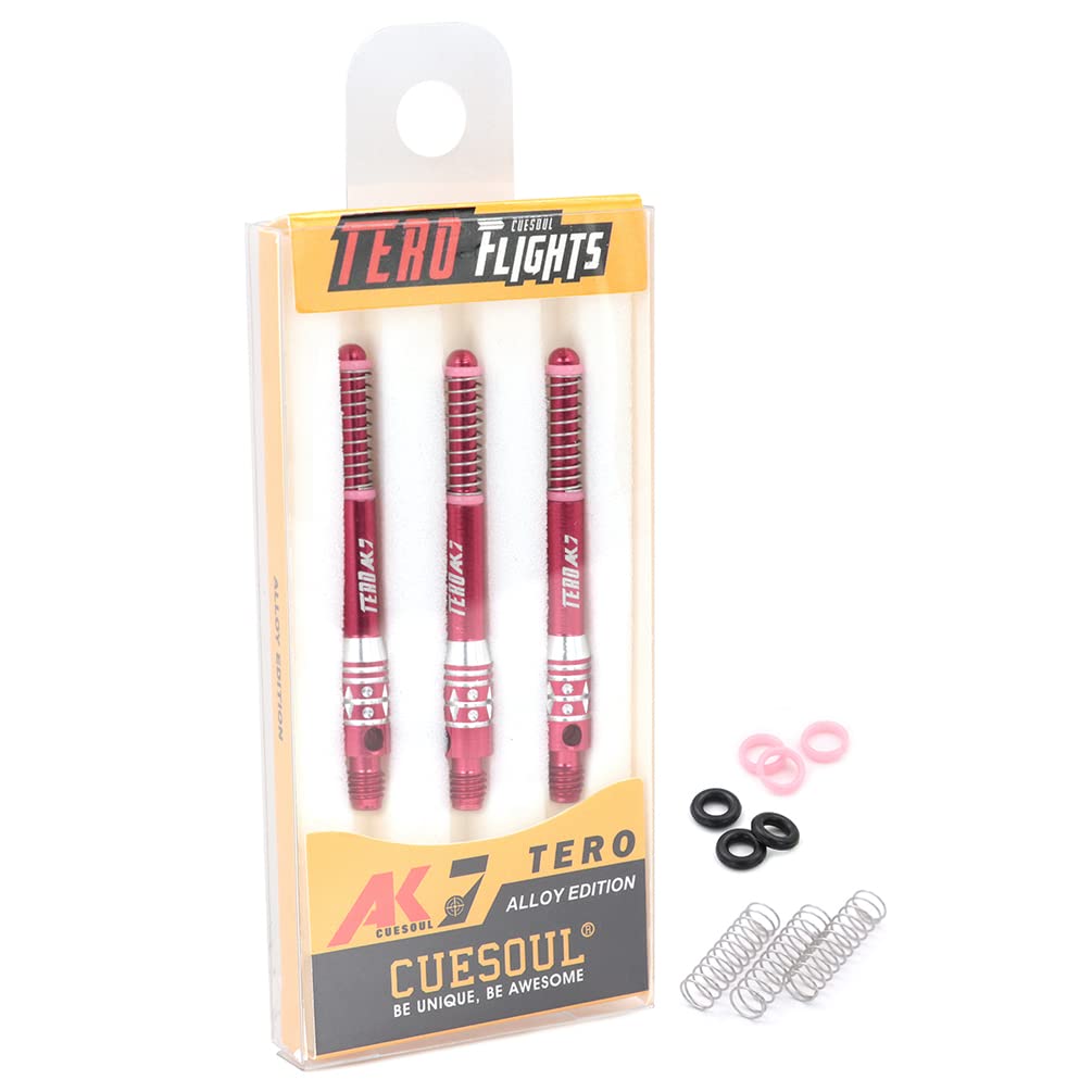 CUESOUL TERO System AK7 Telescopic Aluminum Dart Set of 3 Built-in Shaft, - F43.7mm (CS-AK7L-2F44)
CUESOUL TERO System AK7 Telescopic Aluminum Dart Set of 3 Built-in Shaft, - F43.7mm (CS-AK7L-2F44)